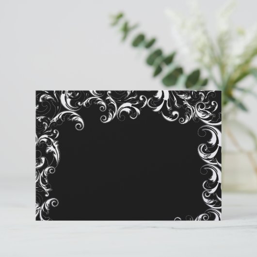 Fancy uitnodiging voor weddenschappen door zwirl C (Staand voorkant)