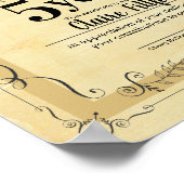 Fancy universeel certificaat ter gelegenheid van h poster (Hoek)