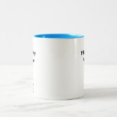 Fancy Vaderdag beker Tweekleurige Koffiemok (Center)