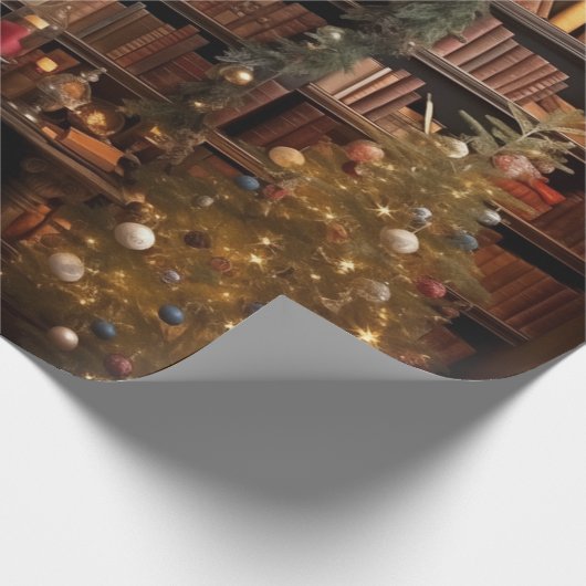 Fancy vakantiebibliotheek cadeaupapier (Hoek)