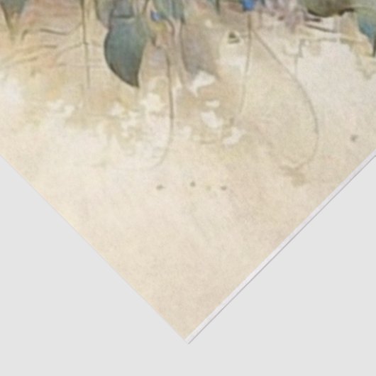 Fancy veren tissuepapier (Detail)