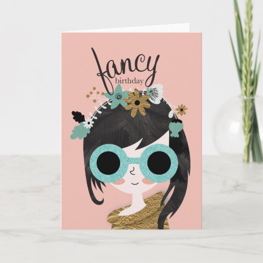 Fancy Verjaardag Kaart (Voorkant)