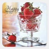 Fancy Verjaardag Stickers (envelop afdichtingen) (Voorkant)