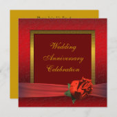 Fancy verjaardagsfeest uitnodiging (Voorkant / Achterkant)