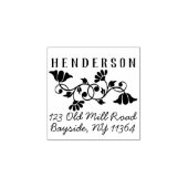 Fancy  versieringsadres voor het bedrijf rubberstempel (Afrduk)