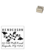 Fancy  versieringsadres voor het bedrijf rubberstempel (Gestempeld)