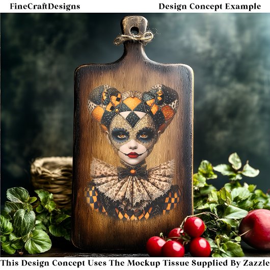 Fancy Vette Harlekijnmasker Gezichtsverf BU2 Decou Tissuepapier