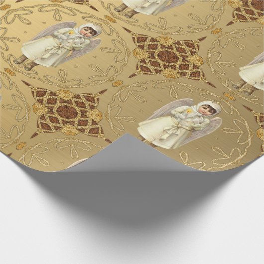 Fancy Victoriaans Angel Cadeaupapier (Hoek)