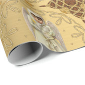 Fancy Victoriaans Angel Cadeaupapier (Rol Hoek)