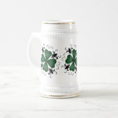 Fancy Victoriaans shamrock Bierpul (Voorkant links)