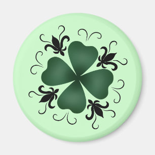 Fancy Victoriaans shamrock Magneet