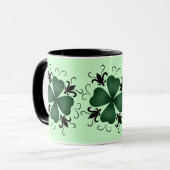 Fancy Victoriaans shamrock Mok (Voorkant links)
