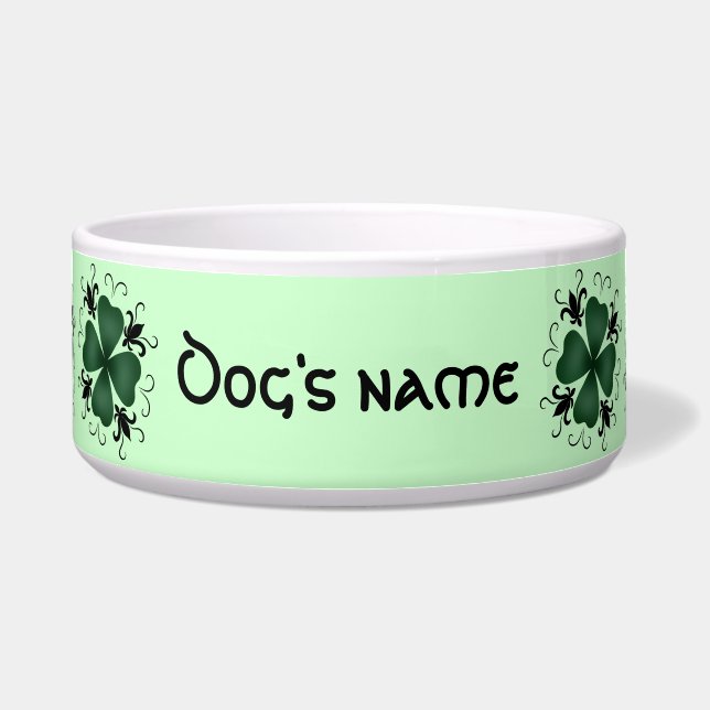 Fancy Victoriaans shamrock Voerbakje (Voorkant)