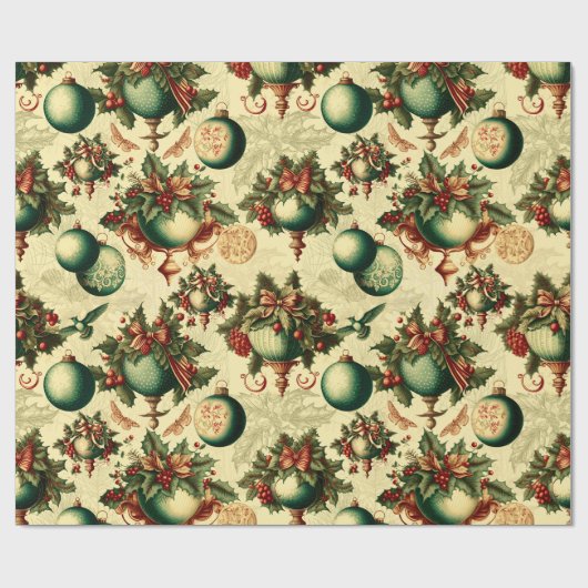 Fancy Victoriaans versieringen Cadeaupapier (Vlak)