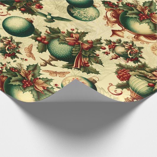 Fancy Victoriaans versieringen Cadeaupapier (Hoek)