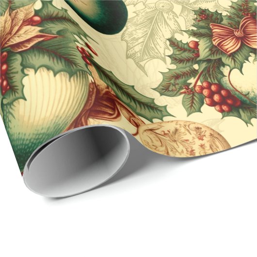 Fancy Victoriaans versieringen Cadeaupapier (Rol Hoek)