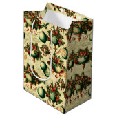 Fancy Victoriaans versieringen Medium Cadeauzakje (Voorkant Gekanteld)