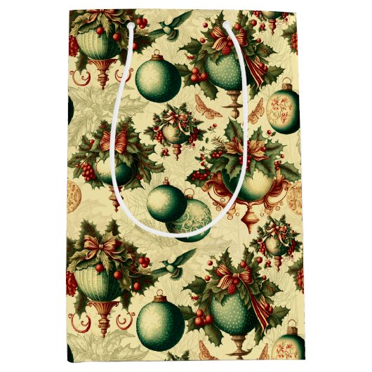 Fancy Victoriaans versieringen Medium Cadeauzakje (Voorkant)