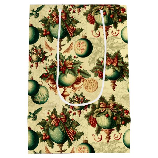 Fancy Victoriaans versieringen Medium Cadeauzakje (Achterkant)