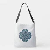Fancy vier lederen klaver crossbody tas (Achterkant)