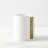 Fancy Vintage 65e verjaardag Koffiemok (Center)