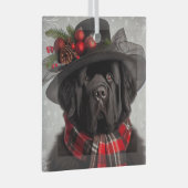 Fancy Vintage Lady Christmas Newf Ornament (Voorkant Rechts)