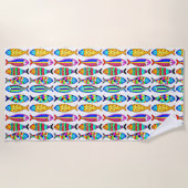 Fancy vis strandlaken (Voorkant)