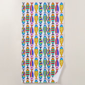 Fancy vis strandlaken (Voorkant)