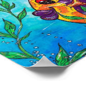 Fancy visafdrukken poster (Hoek)