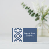 Fancy Visitekaartje Diva, Royal Blue (Staand voorkant)