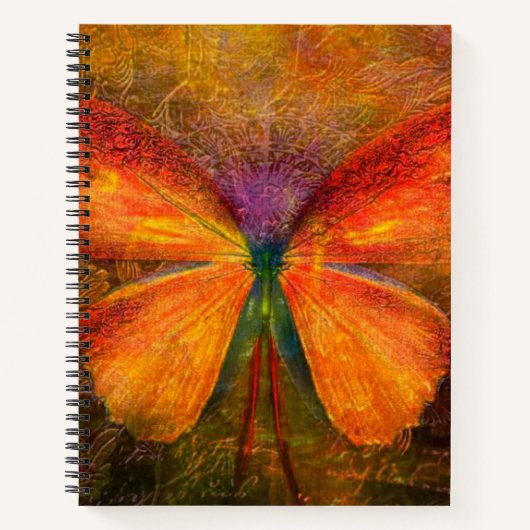 Fancy vlinder notitieboek (Voorkant)