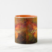 Fancy vlinder op maat mok (Midden)