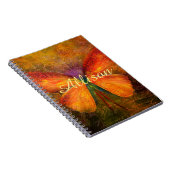 Fancy vlinder op maat notitieboek (Rechterzijde)