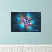 Fancy vlucht canvas afdruk (Insitu (Houten vloer))