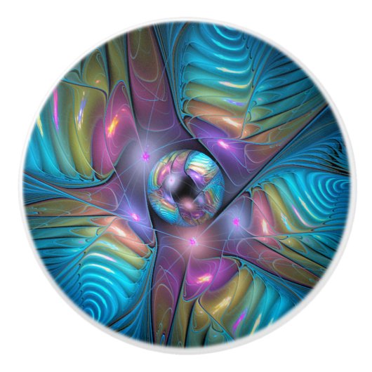 Fancy vlucht keramische knop (Voorkant)