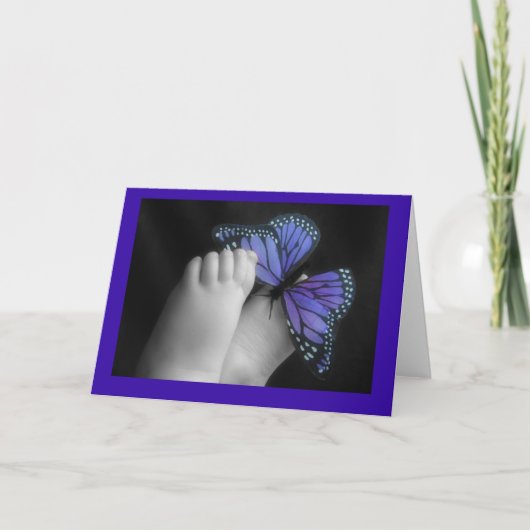 fancy voetjes kaart (Voorkant)