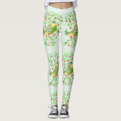 Fancy vogel leggings (Voorkant)