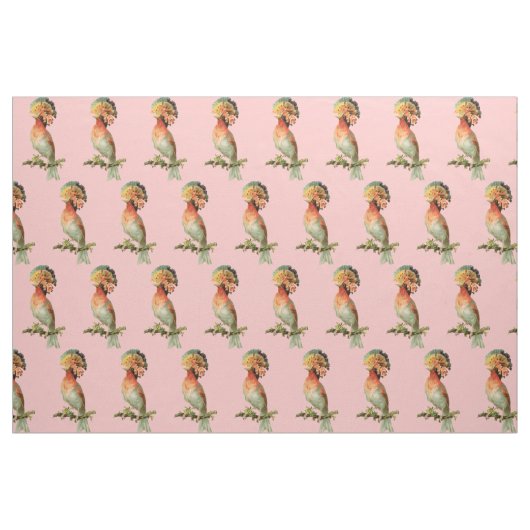 Fancy  vogel stof (Fat Quarter)