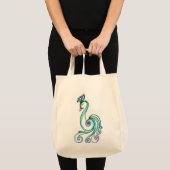 Fancy vogel tote bag (Voorkant (product))