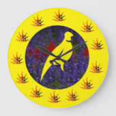 fancy vogels grote klok (Voorkant)