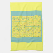 Fancy vogels met geanimeerde vliegtuigen die keuke theedoek (Verticaal)