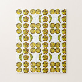 Fancy vorm Gemstone Art Yellow Legpuzzel