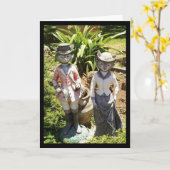 Fancy vossen lege kaart (Gele Bloem)