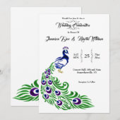 Fancy vredeshuwelijk kaart (Voorkant / Achterkant)