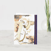Fancy vrouwen Egyptische godin Gedrukt Kaart (Achterkant)