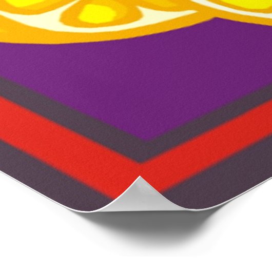 Fancy vruchten poster (Hoek)