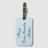 Fancy vuile washandbagage bagagelabel (Voorkant (verticaal))