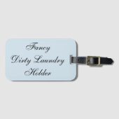 Fancy vuile washandbagage bagagelabel (Voorkant (horizontaal))