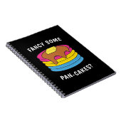 Fancy wat pan-cakes Funny LGBTQ Pansexual Pride Notitieboek (Rechterzijde)