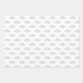 Fancy Waterverf Ornament Trio Inpakpapier Vel (Voorkant)